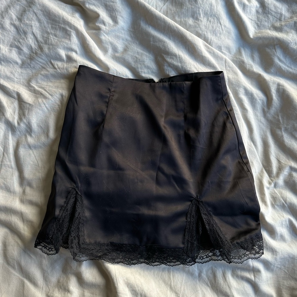 Brand new silk/lace skirt